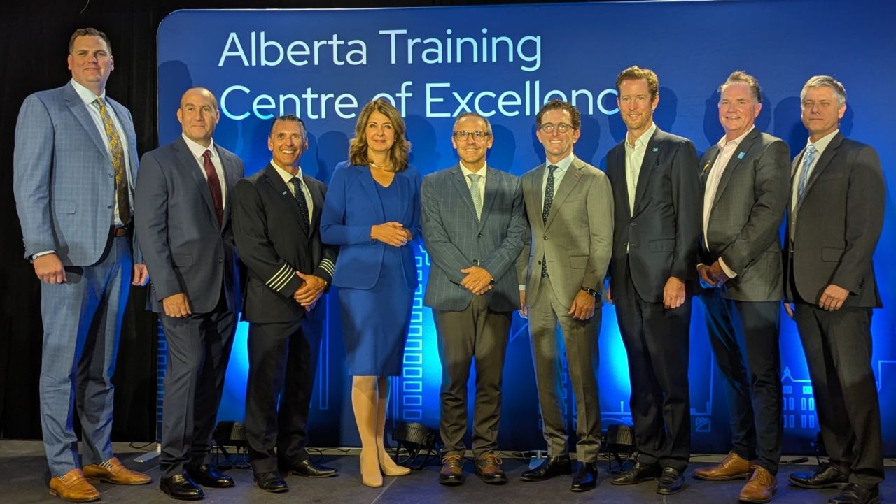 Aerospace Announcement Group Photo