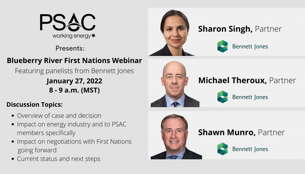 Discussion Topics Overview of case and decision Impact on energy industry and to PSAC members specifically Impact on negotiations with First Nations going forward Current status and next steps 1024x587
