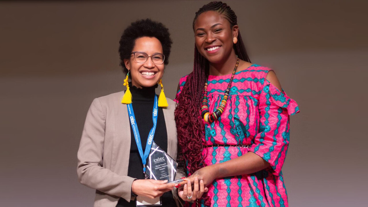 TalentED YYC Executive Director D'Andre WilsonIhejirika awarded CRIEC