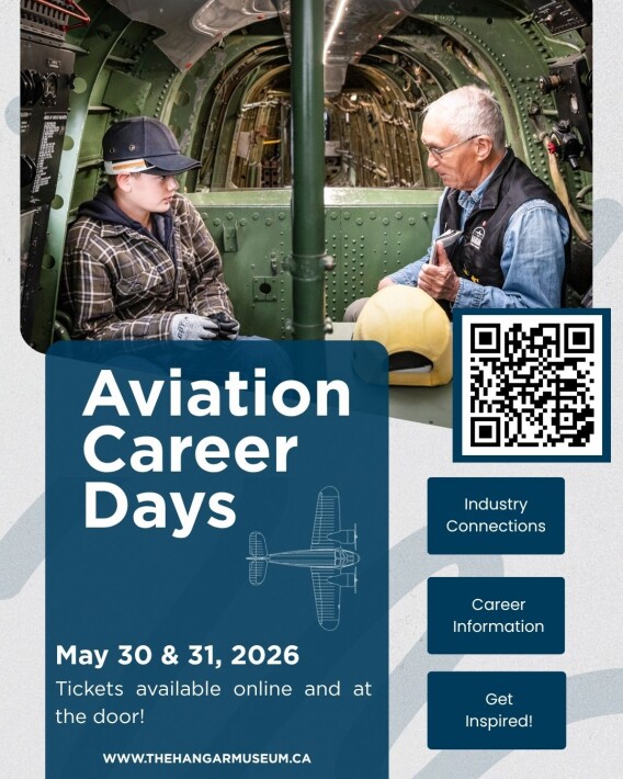 Aviation Career Days Poster QR