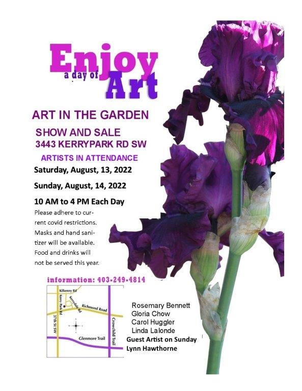 Art in the Garden Invitation 2022