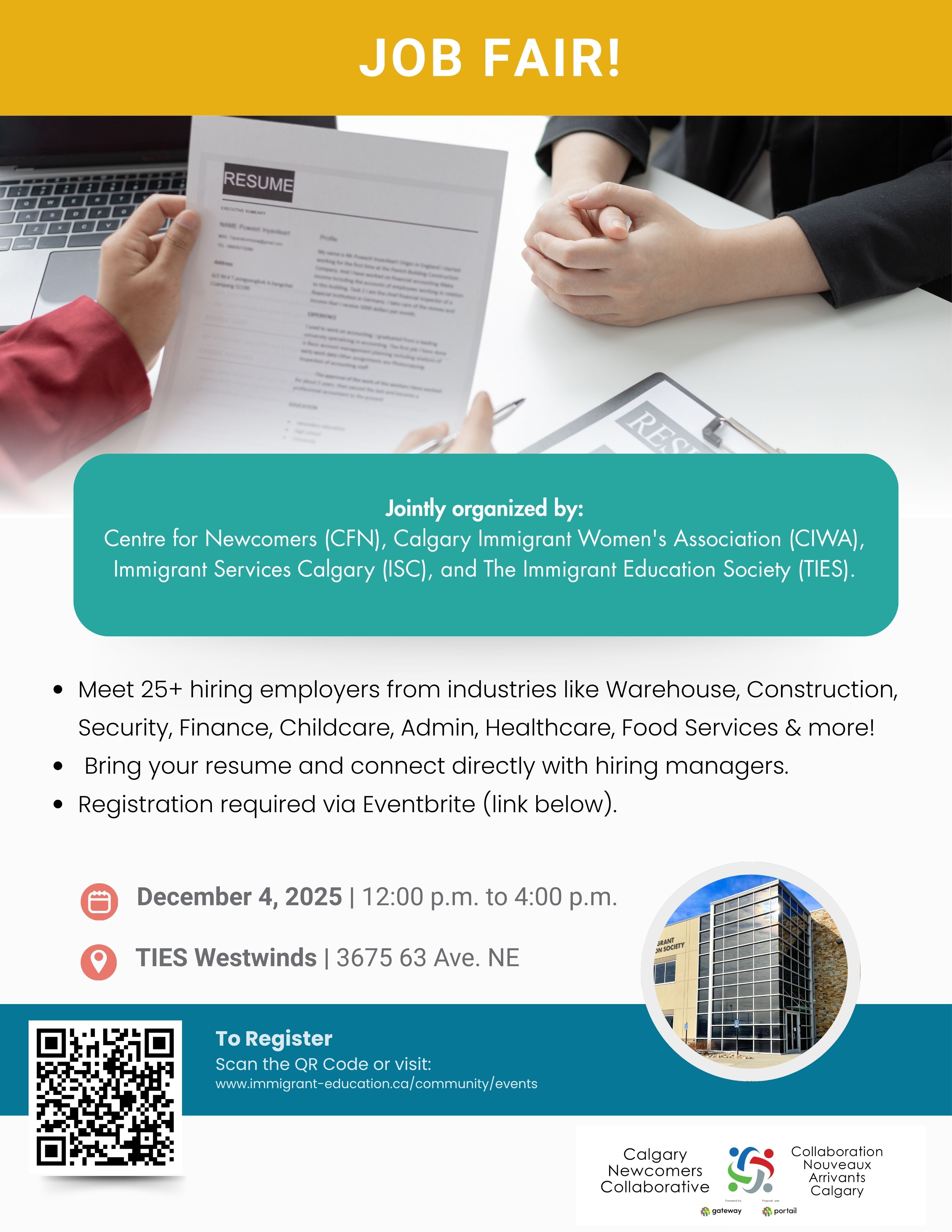 CNC Job Fair Poster   Dec 4, 2025