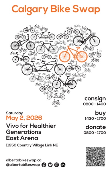 YYC Bike Swap 2026 poster