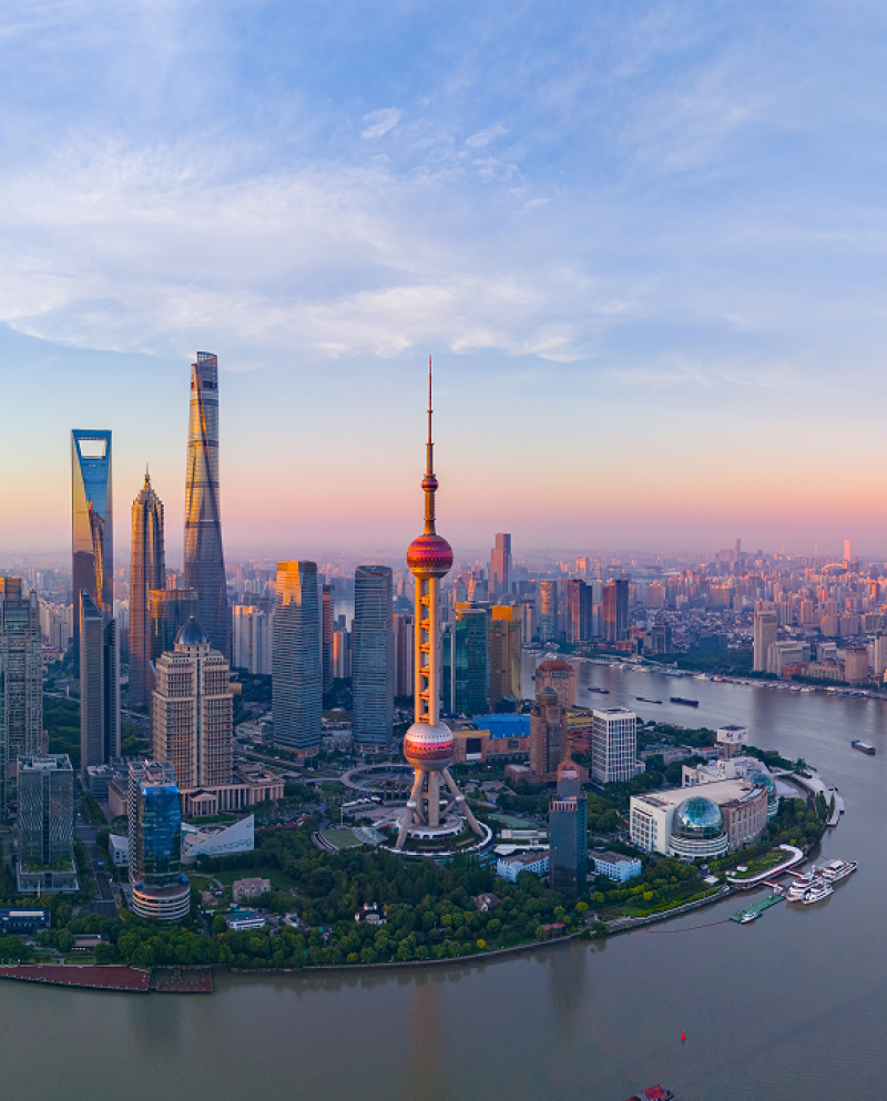 Shanghai Financial District Skyline